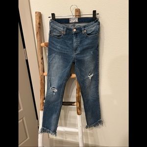 Free People distressed denim jeans